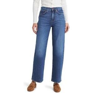 Madewell medium wash The Perfect Vintage Wide Leg Jeans - women's 28 Tall